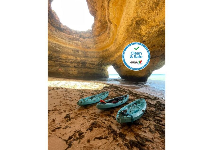 Benagil Kayaking Guided Tour - Caves, Golden Cliffs, and Desolate Beaches You Chase on the Route