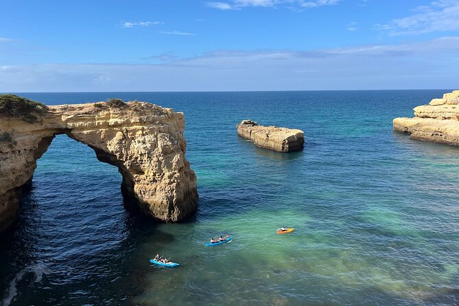 Benagil, Marinha & Albandeira - Kayak w/ Local Guide - What you get handed on the beach, and how it shapes the day