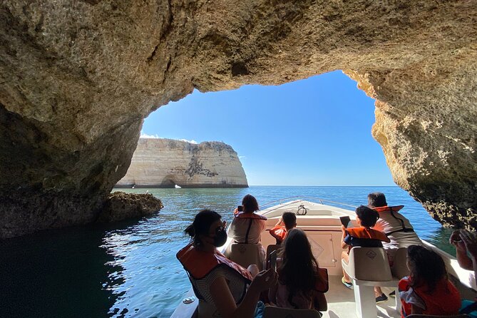 Boat tour Benagil Caves - Royal Nautic meeting point, kiosk number 10, and check-in timing