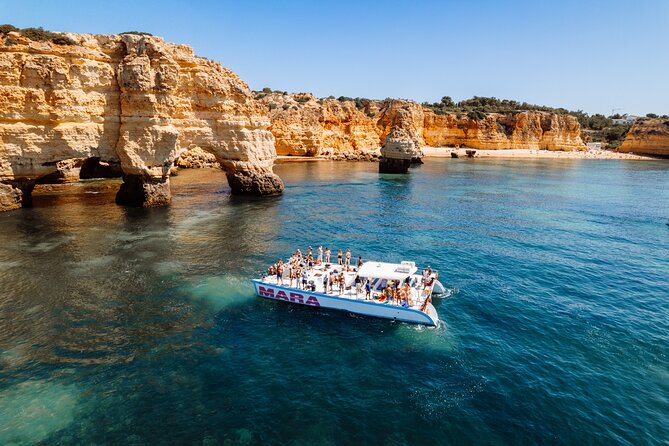 Catamaran Cruise: Caves and Coastline to Benagil - Wi-Fi, Music, and Live Commentary: Small Things That Make the Ride Better