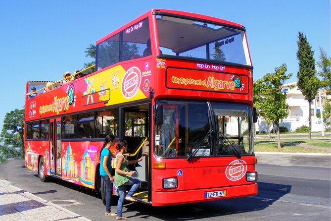 City Sightseeing Albufeira Hop-On Hop-Off Bus Tour - Blue Line toward Vilamoura: great reach, plus one construction detour