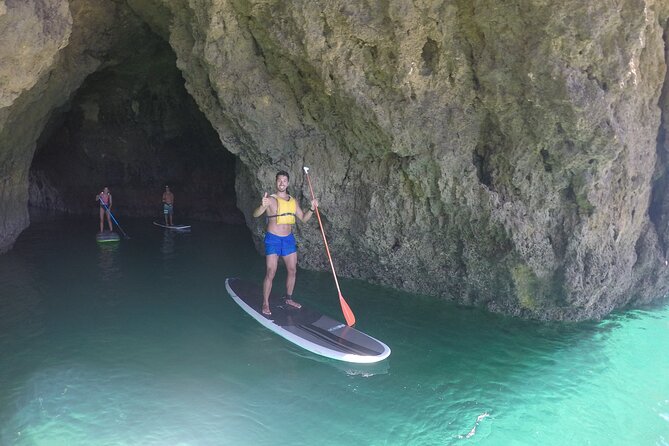 Cliffs & Caves Stand Up Paddle Adventure - Praia da Coelha to the Water: What the First 30 to 45 Minutes Look Like