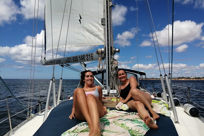 Coastal Tour on a Luxury Sailing Yacht From Vilamoura - A Tiny Beach Stop You Can Only Reach by Boat at High Tide