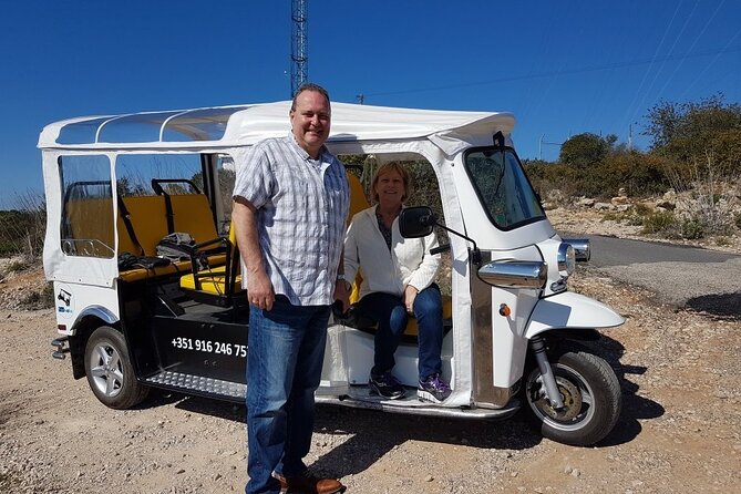 Faro City Tour on Electric Tuk tuks - Carmo Church bone chapel pass-by and the stories that make it click