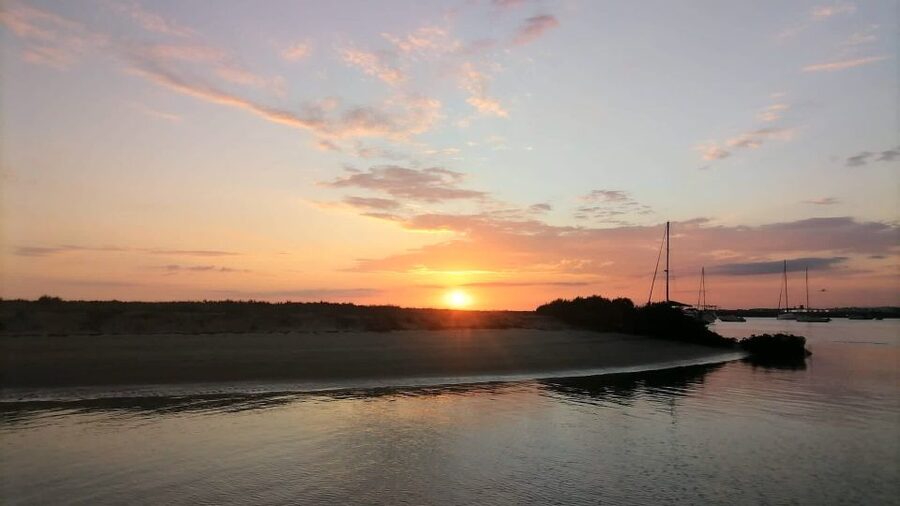 Faro: Ria Formosa Guided Sunset Tour by Catamaran - The Viewpoint Photo Stop at Sunset