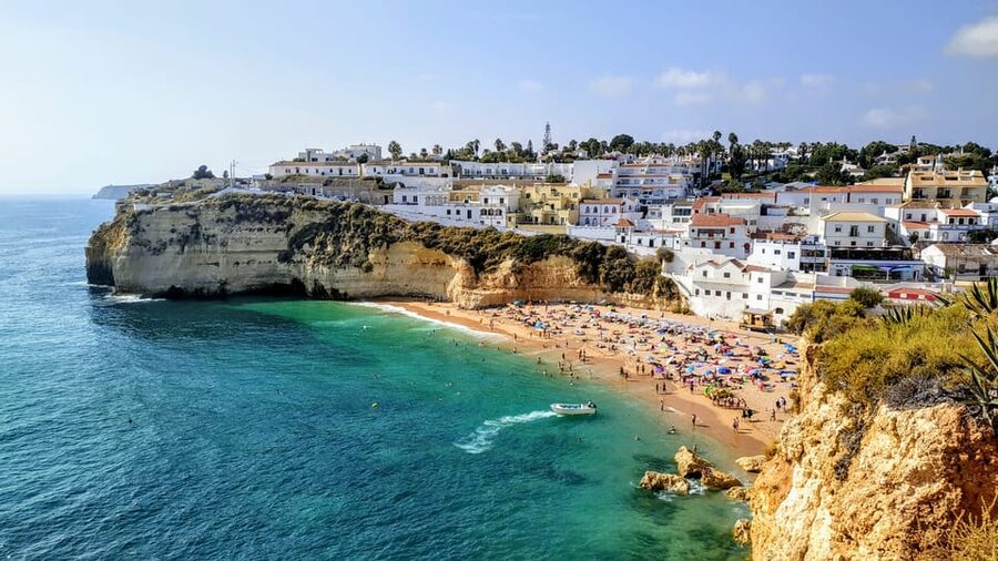 From Albufeira: Benagil & Carvoeiro Tour - Seven Hanging Valleys: Cliff-Top Views and Ocean-Carved Rock