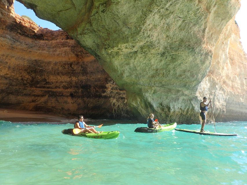 From Albufeira: Benagil Hidden Caves Tour by Kayak - The ocean dip and the boat return: turning effort into payoff
