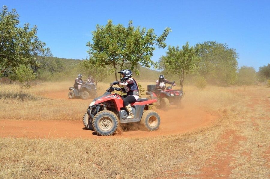 From Albufeira: Paderne Adventure Quad Ride - Halfway break: photos, water, and a culture moment