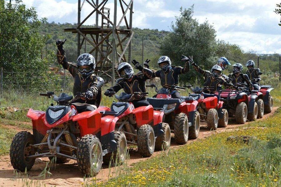 From Albufeira: Paderne Adventure Quad Ride - What this feels like in real life: bouncy off-road, not stunt riding