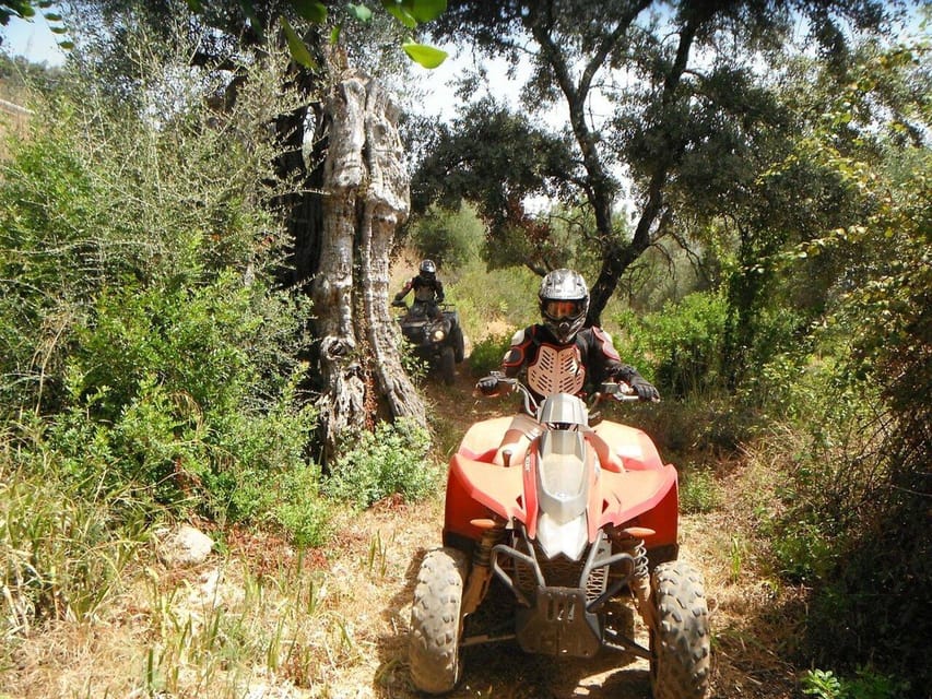 From Albufeira: Paderne Adventure Quad Ride - Automatic quads, beginner confidence, and where guides help most