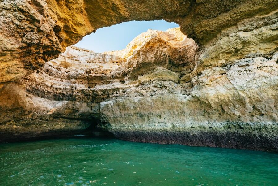 From Albufeira: Sunset Cruise and Beach BBQ with Open Bar - DJ, fire entertainment, and the beach party vibe