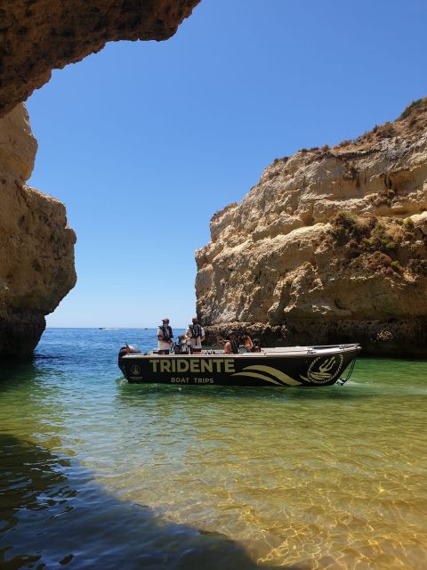 From Armação de Pêra: Benagil Caves and Beaches Boat Tour - What it’s like on board, with a small group and a short, fast schedule