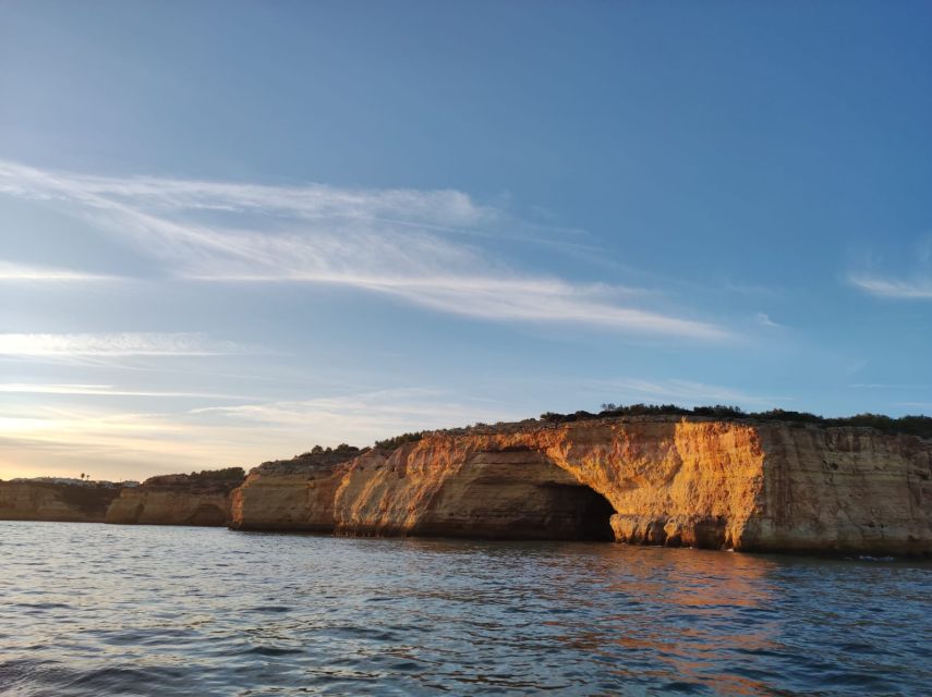 From Armação de Pêra: Sunset Benagil Caves Boat Tour - Who should book this sunset caves tour (and who might pass)