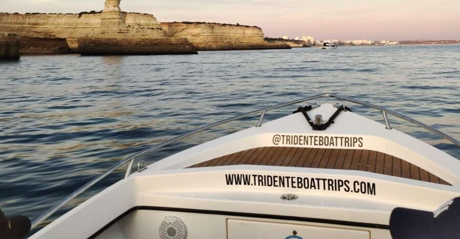 From Armação de Pêra: Sunset Benagil Caves Boat Tour - Finding Tridente Boat Trips on Fisherman’s Beach (and parking reality)
