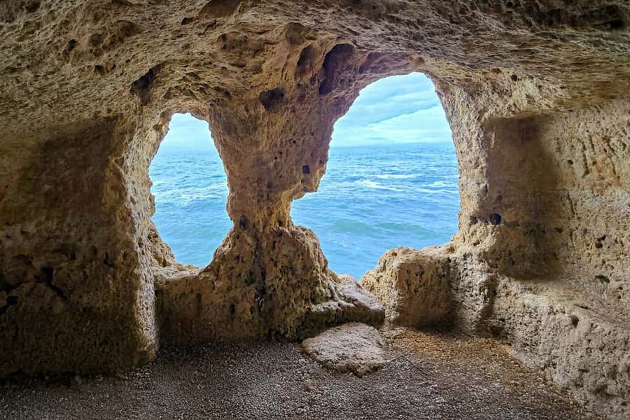 From Faro: 7 Valleys Hiking, Benagil Cave, & Snorkeling Tour - Seeing Benagil Cave From Above, Not From a Boat