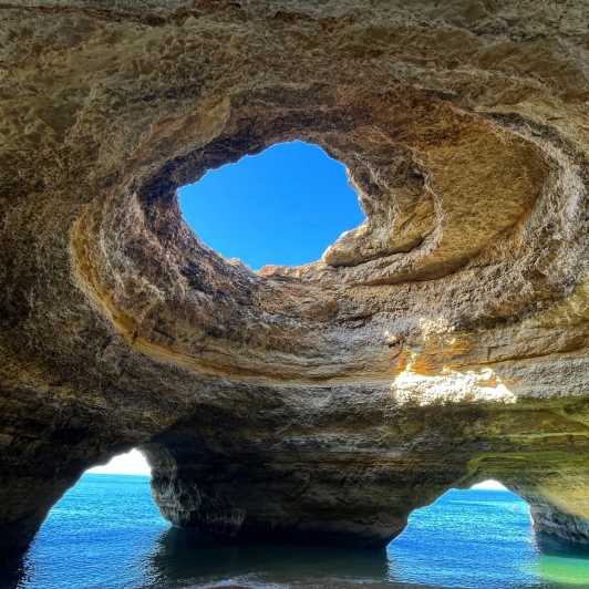 From Faro: Benagil, Algar Seco, 7 Hanging Valleys, & Marinha - Key highlights