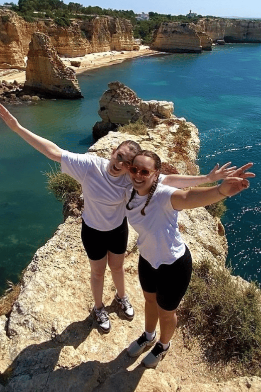 From Faro: Benagil, Marinha, 7 Valleys, and Algar Seco Tour - Algar Seco caves and Boneca’s Cave: limestone galleries and a swimming option