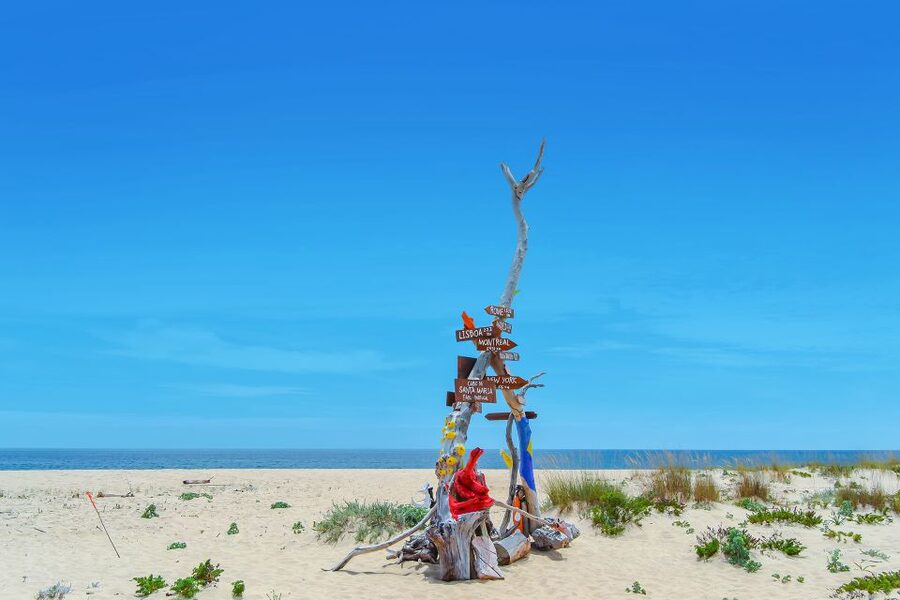 From Faro: Ria Formosa Hop-On Hop-Off 3 Islands Cruise - Farol Island: Sea Wall Strolls, Lighthouse Time, and Beach Bars
