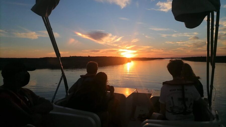 From Faro: Ria Formosa Sunset Boat Trip - Pontoon Boat Comfort and the Relaxed, Romantic Pace