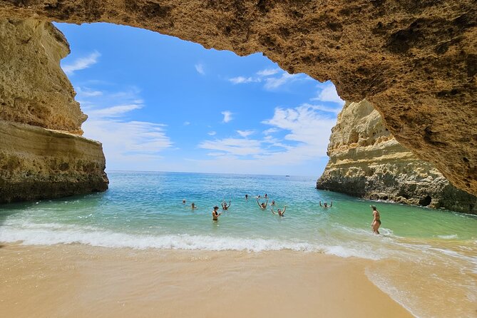 From Faro: Visit Benagil Cave, Marinha Beach, Algar Seco & More - Praia da Marinha and the Seven Hanging Valleys: Beach Time That’s the Real Reward