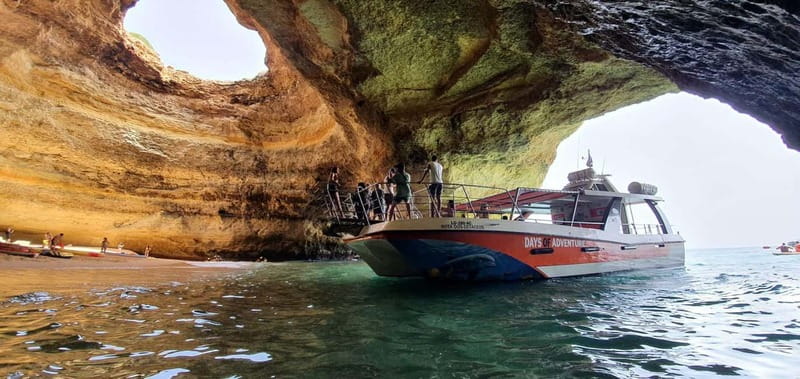 From Lagos: Benagil Caves Catamaran Cruise - Your Real Timeline on the Water (2.5 Hours, Two Key Stops)