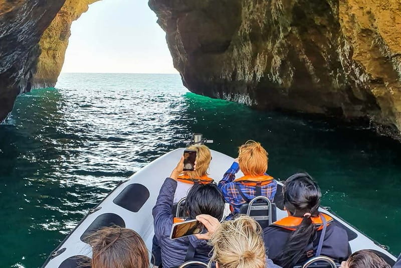 From Lagos: Benagil Caves Speedboat Adventure - The other caves and sea stacks, why the guide matters