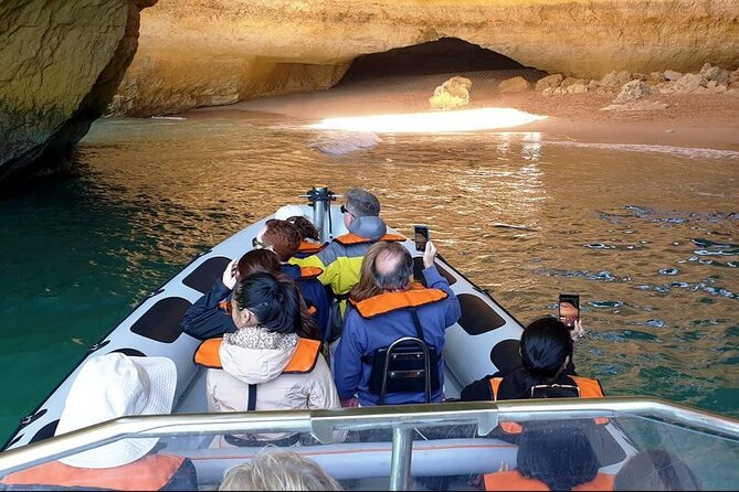 From Lagos: Benagil Caves Tour by Speed Boat with Guide - Benagil cave time, short stop, big camera moment