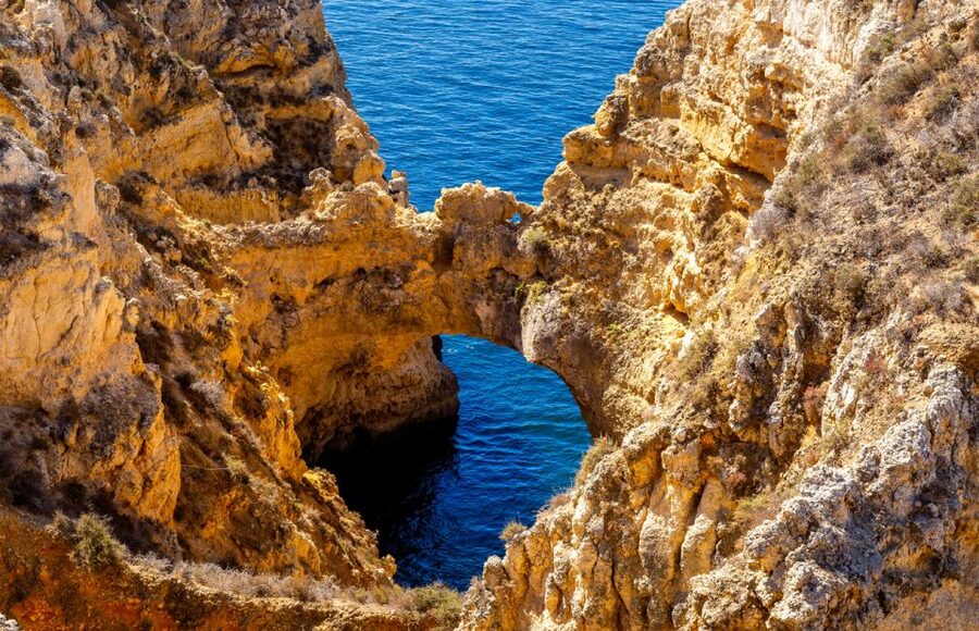 From Lagos: Cruise to the Caves of Ponta da Piedade - Meeting at Lagos Marina and getting comfortable on the small boat