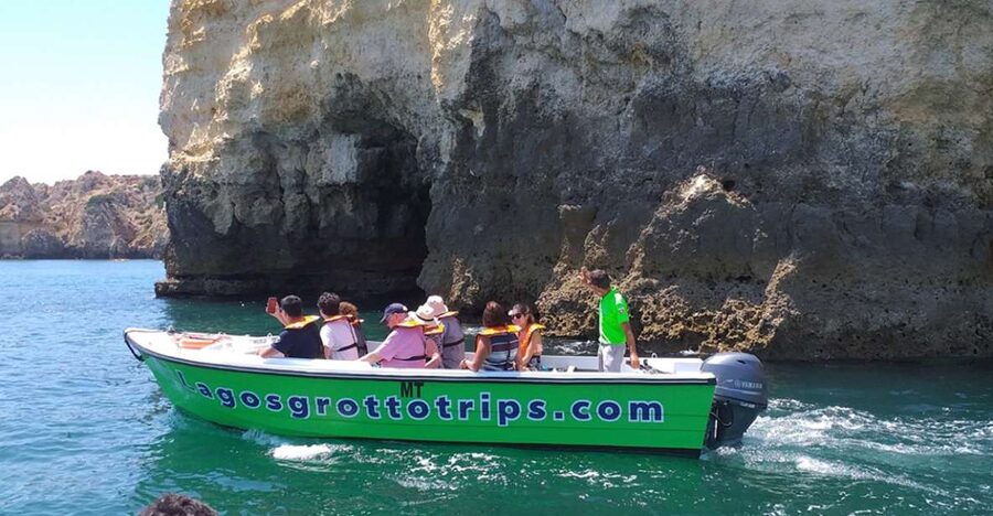 From Lagos: Cruise to the Caves of Ponta da Piedade - Entering sea caves and the turquoise lagoon: where the wow happens