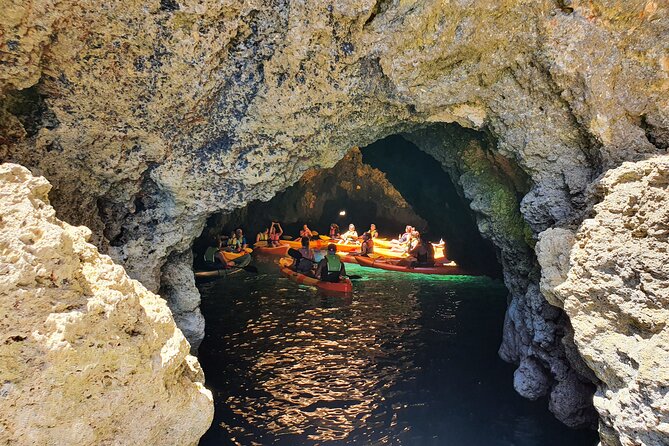 From Lagos: Kayak Tour of Ponta da Piedade Caves on Catamaran - The catamaran ride, briefing, and how the kayak launch actually works