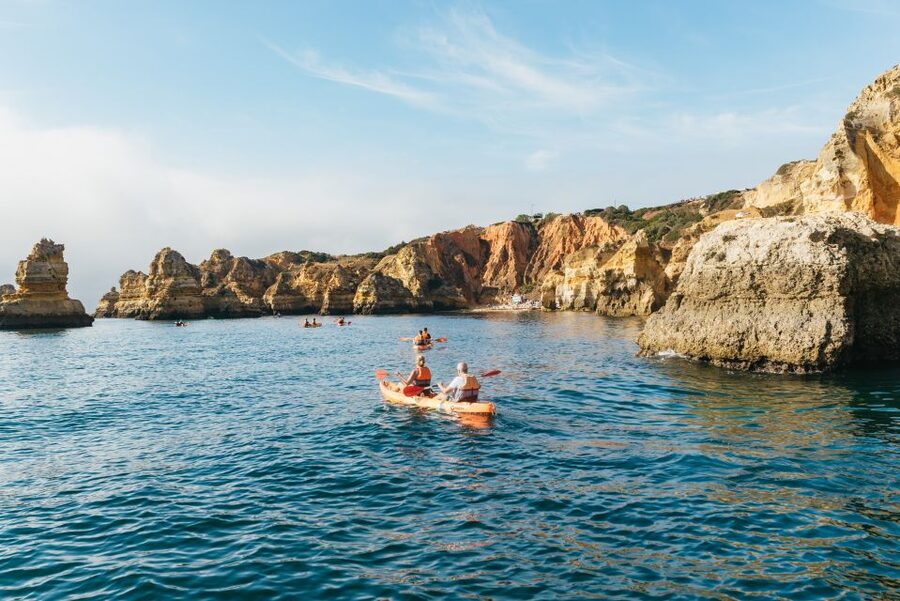 From Lagos: Kayaking and Boat Cave Explorer Tour - Paddling Through Caves and Small Beaches, Up Close