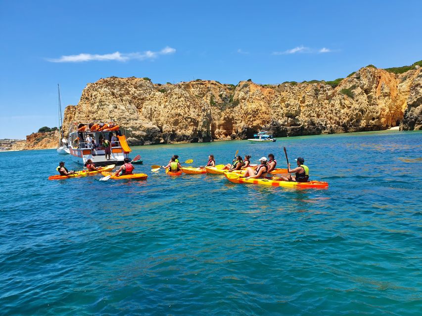 From Lagos: Ponta da Piedade Caves Kayak Tour from Catamaran - Where you meet: the VIP setup at Days of Adventure in Lagos