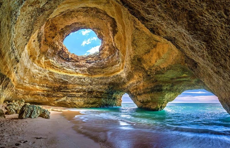 From Lagos: Scenic Cruise to the Benagil and Carvoeiro Caves - From Lagos Marina to cave country on a fast boat