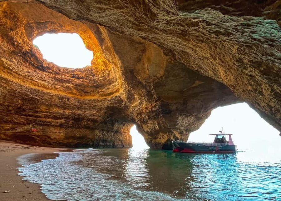 From Portimão: 2-Hour Catamaran Tour to Benagil Caves - Stop at Benagil Beach: the 100 minutes that makes or breaks the experience