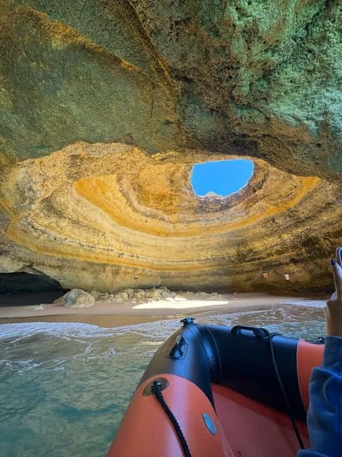 From Portimão: Benagil Caves and Beaches By Boat - Carvoeiro fishing village and the Algar connection from shorelines