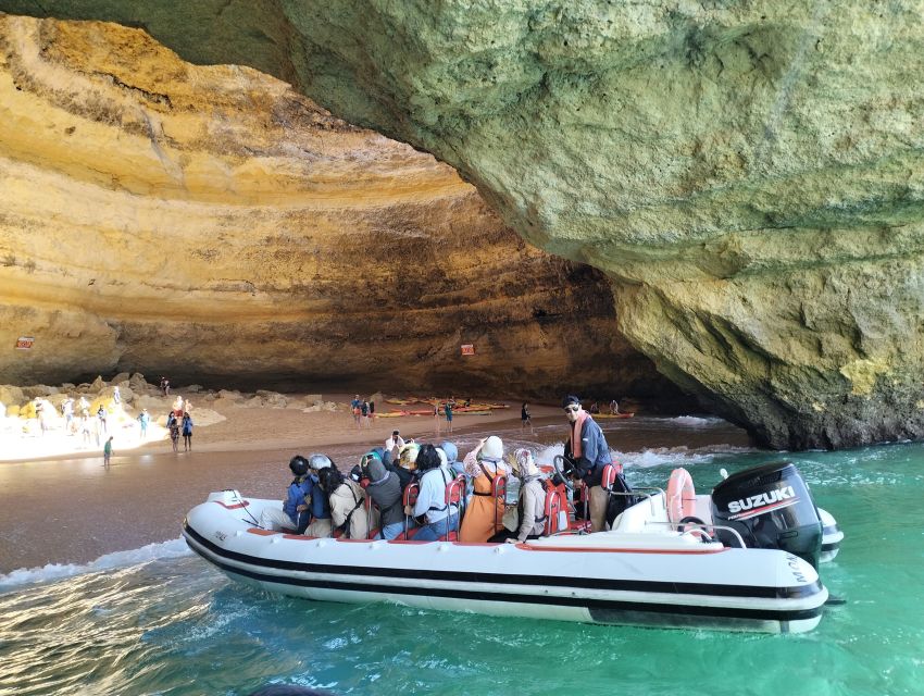 From Portimão: Benagil Caves Guided Speedboat Tour - How You Fit 15 Caves and Beaches Into 105 Minutes