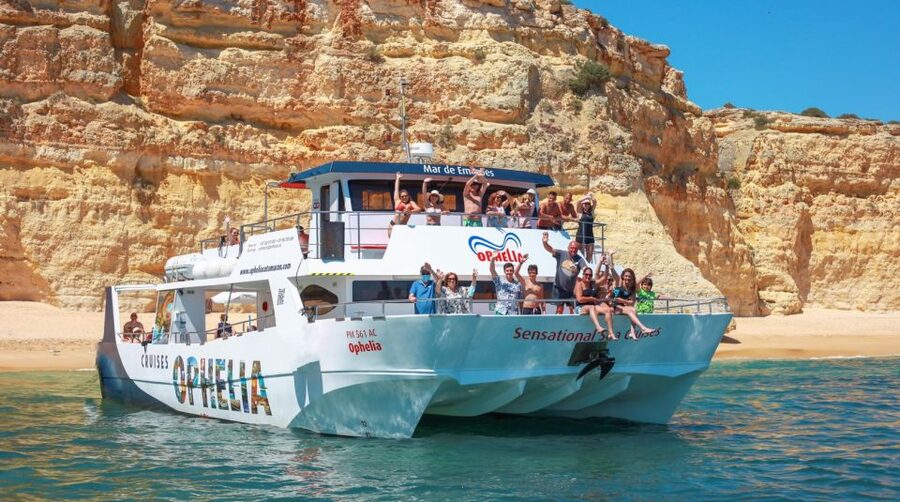 From Portimão: Catamaran Cruise to Benagil Caves with BBQ - Finding the Ophelia Catamaran at Vasco Da Gama Pier