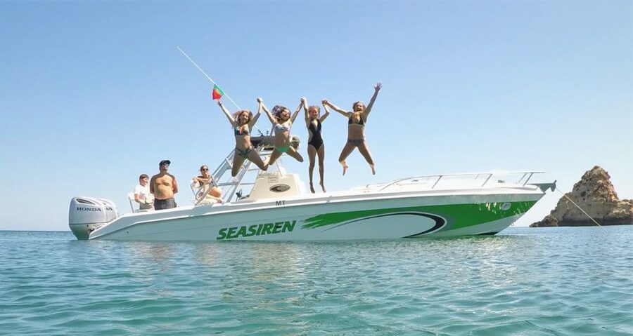 From Portimão: Private Benagil Caves Boat Tour with Drinks - Marinha Beach and Turquoise Water: Why This Stop Feels Worth It