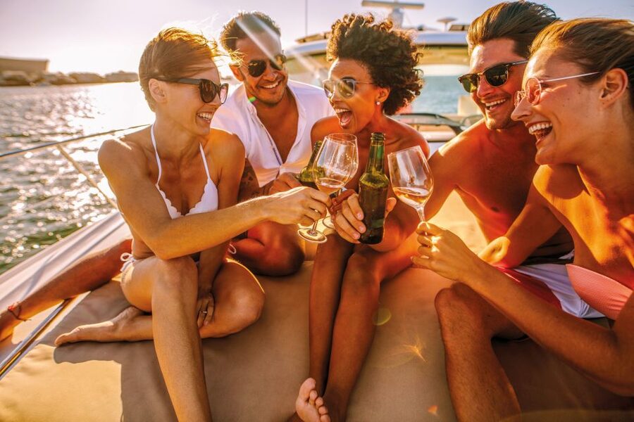 From Vilamoura: Sunset Catamaran Experience - Algarve Rock Formations and Caves at the Core of the Cruise