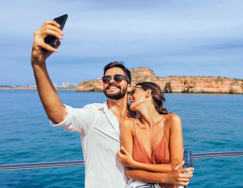 From Vilamoura: Sunset Catamaran Experience - The Sunset Game Plan, Plus the Photo Moment