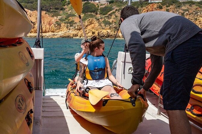 Guided Kayak Tour: Exploring Benagil Caves - The Catamaran Ride Out: What You Gain Before You Paddle