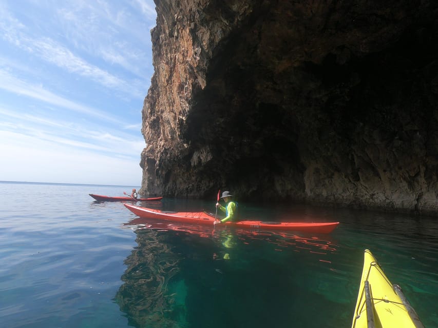 Guided sea kayaking adventures in the south western Algarve - The Ingrina to Sagres route, caves, coves, and sea-bird moments