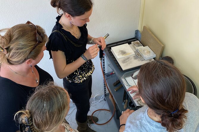 Jewellery Workshop in Albufeira - Metals and Tools: Brass, Copper, Silver, and the Joy of Using Torches
