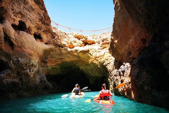 Kayak Benagil Cave with 1st kayak tour company - Praia da Marinha Arches, Then Paddle Toward Benagil