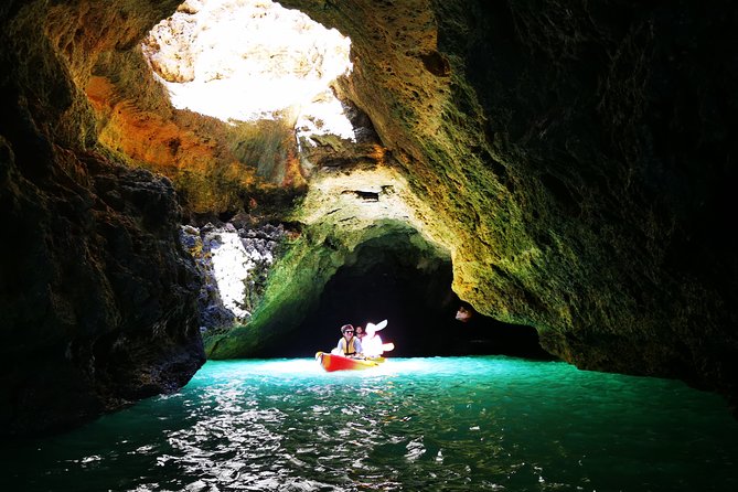 Kayak Benagil Cave with 1st kayak tour company - Corredoura Lovers Beach and the Small-Time Wonder