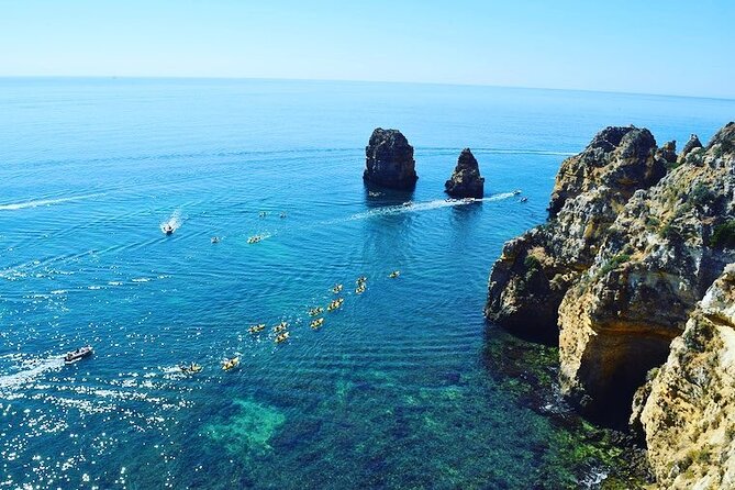 Kayak Tour to Ponta da Piedade Caves in Lagos - Paddling Along Rugged Cliffs, Finding Hidden Coves