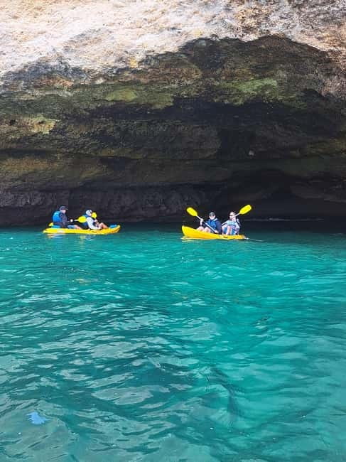 Kayak Tour Unexplored Caves + Benagil Cave - The safety gear and briefing that actually make a difference