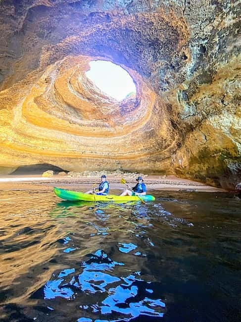 Kayak Tour Unexplored Caves + Benagil Cave - Entering Benagil Cave and the other “unexplored” caves