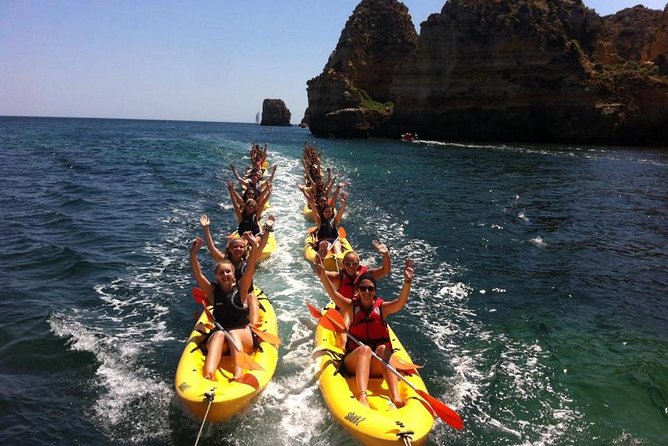 Kayak Trip in Lagos - Starting at Cais da Solaria and getting ready fast