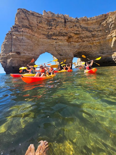 Lagoa: Benagil Cave and Marinha Beach Guided Kayaking Tour - Value check: is $34 per person a good deal?